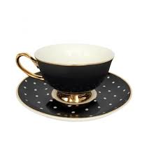 Set 4 Cesti De Ceai Stripy Spotty Tea Cups White Tea Cups Tea