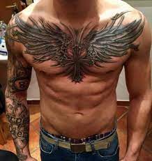 Tattoo Back Wings God 48 Ideas Chest Tattoo Men Chest Piece Tattoos Tattoos For Guys