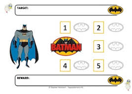 Happy Learners Reward Systems Batman Character