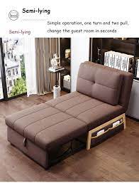Sofa Bed Dual Purpose Foldable Bed Double Bed Multifunctional Living Room Balcony Invisible Bed Sheet V In 2021 Foldable Bed Multifunctional Living Room Sofa Bed