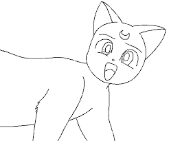 We have selected the most popular coloring pages, like cats: Artemis Sailor Moon Luna Coloring Pages Novocom Top