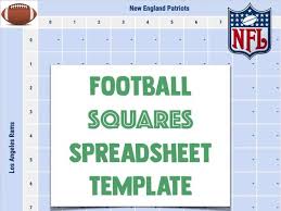 We also have a weekly fcs schedule and a college football tv schedule that includes all fbs and fcs. Football Squares Spreadsheet Template For Google Sheets Etsy