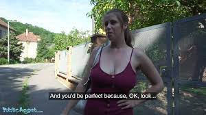 Public Agent - Pretty Belgian girl with natural huge boobs has amateur  reality sex outside with a very well hung Canadian dude - XNXX.COM