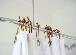 Leather Shower Curtain Ties Diy Bathroom Bathroom Makeover Shower Design