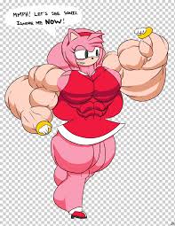 Gambar kartun sonic paling keren sumber : Amy Rose Muscle Hypertrophy Tails Sonic The Hedgehog Amy Anderssen Miscellaneous Food Superhero Png Klipartz