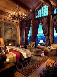 Feelings of nature and hearth. 35 Gorgeous Log Cabin Style Bedrooms To Make You Drool