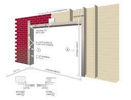 The wall containing the garage door framing can be very heavy so make sure you have plenty of help. Jamb Diagram Aurora Overhead Door
