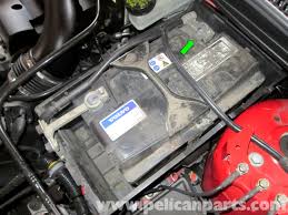 The battery for the volvo s40 2004 is under the hood on the driver's side in the front just behind the lights. Volvo C30 Battery Replacement 2007 2013 Pelican Parts Diy Maintenance Article