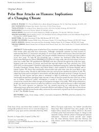 Jetzt bear ganz einfach bei douglas bestellen und 2 gratisproben sichern! Pdf Polar Bear Attacks On Humans Implications Of A Changing Climate