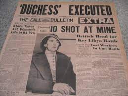 Juanita the duchess spinelli sits in the warden's office at san quentin prison. Juanita Spinelli Photos Murderpedia The Encyclopedia Of Murderers