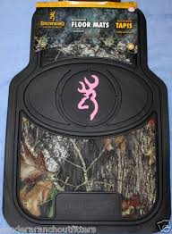 Browning Pink Buckmark Floor Mat Set Mossy Oak Bu Camo Truck Car Front Mats Camo Truck Camo Truck Accessories Car Front