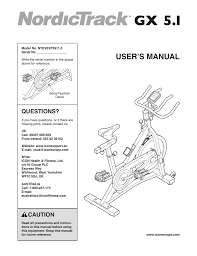 Nordictrack commercial 1750 console problems, manual, reviews. Nordictrack Gx5 1 Bike Ntevex75911 0 User Manual Manualzz
