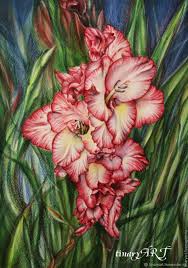 I hope youll take a look around. Drawing With Colored Pencils Gladiolus Kupit Na Yarmarke Masterov 9o7incom Pictures Omsk