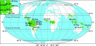Where are tropical rainforests located? A Map Of Global Tropical Rainforest Area In Green Based On The Modi Download Scientific Diagram