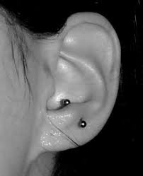 Anti Tragus Piercing I Want This Done On My Other Ear Not The One With My Tragus Done Hahahaha Anti Tragus Piercing Tragus Piercings Piercing