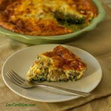 Low Carb Keto Spinach Mushroom Quiche Recipe Quiche Recipes Spinach Stuffed Mushrooms Low Carb Breakfast Recipes