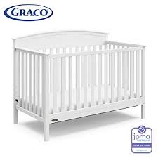 Graco Benton 4 In 1 Convertible Crib White Easily Converts To Toddler Bed Daybed Or Full In 2020 Convertible Crib White Adjustable Mattress Convertible Crib