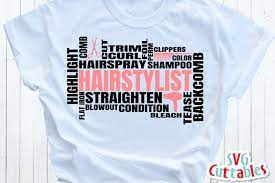 Download Hairstylist Svg Hairstylist Word Art Shirt Design 186389 Cut Files Design Bundles
