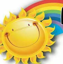 Portrait of happy woman enjoying sunshine. Happy Sunshine Kindergarten Home Facebook