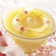 Golden Fruit Punch With Ice Ring Recipe Punch Recipes Fruit Punch Recipe Recipes
