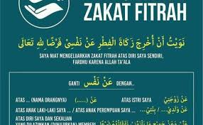 Zakat fitrah untuk diri sendiri dan seluruh keluarga 6. Niat Zakat Fitrah Untuk Ibu Celoteh Bijak Cute766