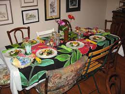 Then add 1 cup milk and two large vanilla instant puddings, mix well and fold in a 16 oz cool whip. Hawaiian Dinner Party Fetesuzette