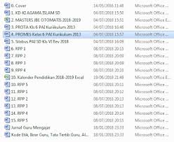 Rpp K13 Pai Kelas 6 Semester 1 2 Revisi 2018 Info Pendidikan Terbaru