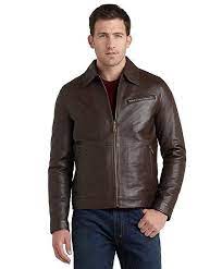 Elliot Leather Bomber Brooks Brothers Stylish Jackets Brown Bomber Jacket Leather Bomber