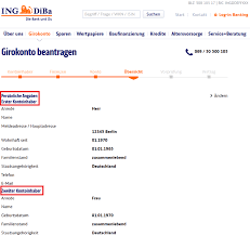 Business description, products, credit ratings, deposit guarantee scheme, financial positions, market share, contacts, social networks, bank identifiers. Ing Gemeinschaftskonto I I Ing Diba Partnerkonto Eroffnen