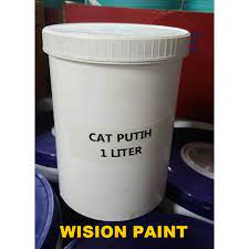 Cat kapur putih 18lit rm65.00 keatas. 1l White Putih Free 1 Brush Cat Kapur Undercoat For Wall Ceiling Interior Use On White Colour Only Shopee Malaysia