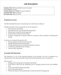 Hr administrator duties and responsibilities the list of duties includes: Hr Assistant Job Description 14 Free Word Pdf Documents Download Free Premium Templates