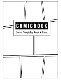 This psd mockup renders your 2d final, or draft, artwork onto a graphic novel laying on a solid surface with a view. Comic Book 8 Panel Templates Comic Blank Book Panel Strip Comic Book Drawing Design Sketchbook Journal Artist S Notebook Strips Cartoon Draw Your Own Comics White Cover Size 8 5 X 11 Inch By