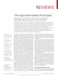 Scientists look at many different fields of study to find evidence in support of evolution. Pdf The Origin And Evolution Of Cell Types