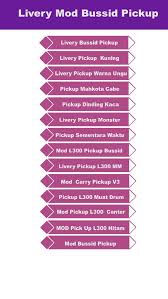 Check spelling or type a new query. Livery Mod Truck Bussid Pickup For Android Apk Download