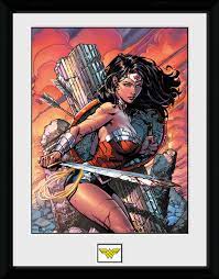 Buy wonder woman comics and get the best deals at the lowest prices on ebay! Dc Comics Wonder Woman Sword Gerahmte Poster Bilder Kaufen Bei Europosters