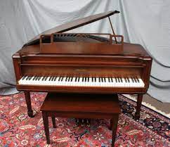 Rare Story Clark Art Deco Baby Grand Piano