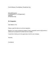 Get Letter of Resignation forms free printable. With premium design ...