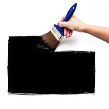 Pitch black is as pure a black paint as you can get. Making It Work Painting A Wall In Simple Black