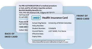 Health insurance cards may contain other items of importance as well, depending on the company you go with. Imed Temporary Health Insurance For International Students Student Services