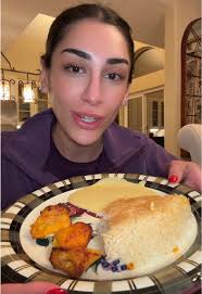 Our version of chicken & rice that we have about once a week or once every  two weeks! The chicken had been in the marinade I posted a few days ago for  about 24 hours. We love to have this with sumac ...