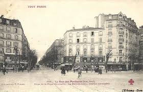 Rue Des Pyrenees De La Place Gambetta Paris 20eme Vieux Paris Paris Photos Anciennes