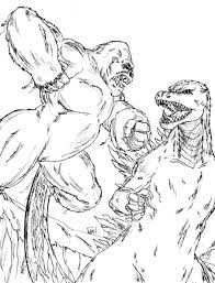 Tons of awesome godzilla vs kong 2021 wallpapers to download for free. King Kong Vs Godzilla By Amrock On Deviantart King Kong Mermaid Coloring Pages Coloring Pages