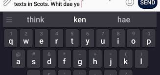 Dictionary Of The Scots Language Scots Predictive Keyboard