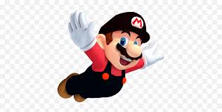 La figura de mario presenta un. Download Flying Mario New Super Mario Bros 2 Mario Png Flying Mario Mario Galaxy Mario Jumping Png Free Transparent Png Images Pngaaa Com