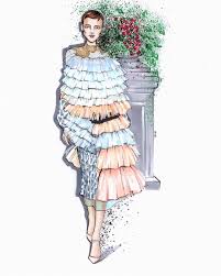 Illustration Inspired By Victor Rolf Couture Collection Artmarkers Touchtwin Illustration Victor And Rolf Fashion Design Sketchbook Couture Collection