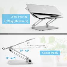 The boyata adjustable laptop stand is an excellent stand for dj's and producers who need a solid metal stand that collapses into a small and flat footprint when not in use. Laptop Stand Boyata Adjustable Ergonomic Laptop Holder Aluminium Alloy Notebook Stand Boyata Official Website Best Selling Laptop Stand On Amazon