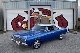 Image result for Bright Blue 1969 Dart
