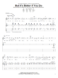 He got the better of his fears. But It S Better If You Do Panic At The Disco Gitarren Noten Download