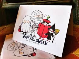 A portrait style card opens from right to left. Ideas For Making Elegant Homemade Halloween Cards