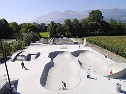 Skatepark In Vaduz Liechtenstein Backyard Skatepark Skateboard Park Skate Park